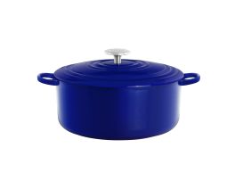 Chantal Enameled Cast Iron 5-Qt Round Dutch Oven with Lid