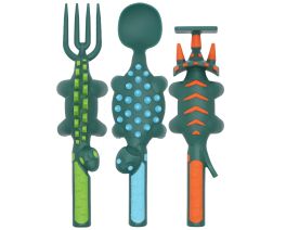 Constructive Eating Dino Set of 3 utensils
