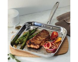 Tramontina Gourmet Tri-Ply Clad 11 inch Square Grill Pan