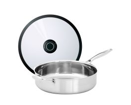 Black Cube Stainless, Saute Pan w/ Lid, 11" dia., 4.5 qt.