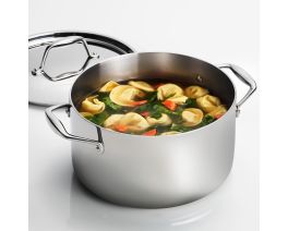 Tramontina Tri-Ply Clad Covered Sauce Pot