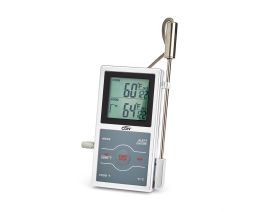 CDN Dual Sensing Probe Thermometer/Timer Silver