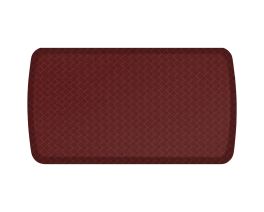 GelPro Elite Dual Comfort Core Kitchen Comfort Mat in Basketweave Cranberry-20"Wx36"Lx3/4"Thick