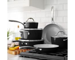 10 Pc Cold-Forged Induction Ceramic Cookware Set
