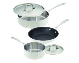 American Kitchen Single and Loving It Stainless Steel Cookware Set - 5 piece
