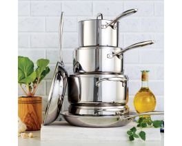 Tramontina Tri-Ply Clad 10 Piece Cookware Set