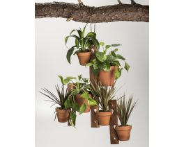 6 Pot Hanging Plant Holder- 3 pc set