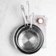 American Kitchen The Triple Threat Stainless Steel Skillet Cookware Set - 3 piece