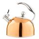 Viking 2.5 Qt. Stainless Steel Whistling Kettle w/3-Ply Base, Rose Gold