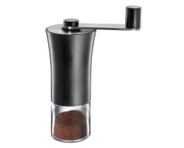 Coffee Mill Buenos Aires, stainless steel/plastic/glass, 2.5" dia. x 6"