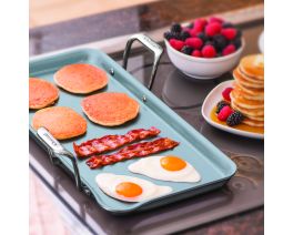 Chantal Tri-Ply 19"x9.5" Griddle with Ceramic nonstick Coating