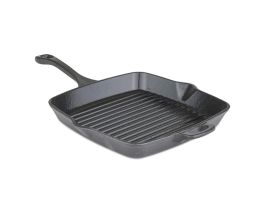 Viking Cast Iron 11 inch Square Grill pan Enamel Coated