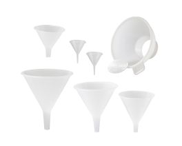 Multi-Purpose Plastic Funnel Set with Mini-Funnel and Canning Funnel (Set of 7)