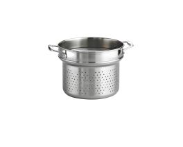 18/10 Stainless Steel Pasta Insert (Fits Tri-Ply Clad 8 Qt Stock Pot) Video 18/10 Stainless Steel Pasta Insert (Fits Tri-Ply Clad 8 Qt Stock Pot)