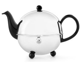 Bredemeijer 5.5 Cup Teapot Ceramic/SS Black COSY