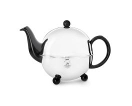 Bredemeijer 2.1Cup Teapot Ceramic/SS Black COSY