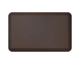 Designer Comfort Anti-Fatigue Floor Mat in Leather Grain Truffle  20"W x 32"L x 3/4"Thick
