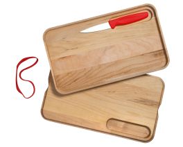 JK ADAMS MAPLE PACKOUT TRAVEL BOARD WITH KNIFE