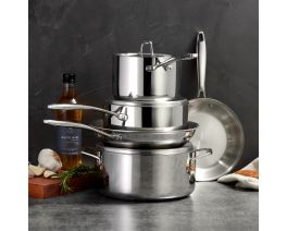 Tramontina Tri-Ply Clad 8 Piece Cookware Set