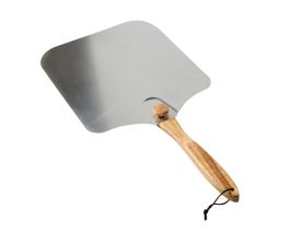Old Stone Foldable Pizza Peel With Folding Handle, 14x16-Inch  Silver